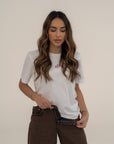 BURGUNDY T-SHIRT