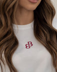 BURGUNDY T-SHIRT