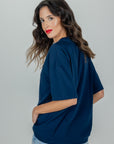 BLUE T-SHIRT OVERSIZED