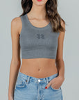 GREY CROP TOP