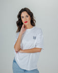 WHITE T-SHIRT OVERSIZED